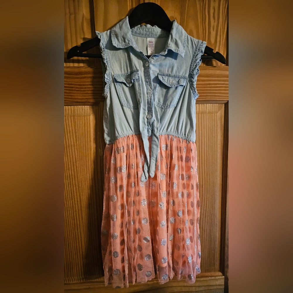 Justice Jean & Polka Dot Dress